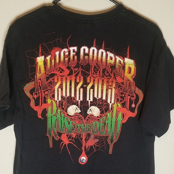 EUC 2012-2013 Alice Cooper Raise The Dead Band Tee - Picture 4 of 5